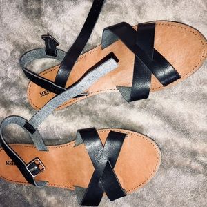 Black sandals